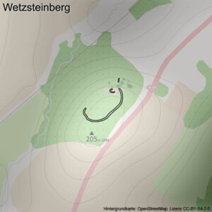 Karte Wetzsteinberg